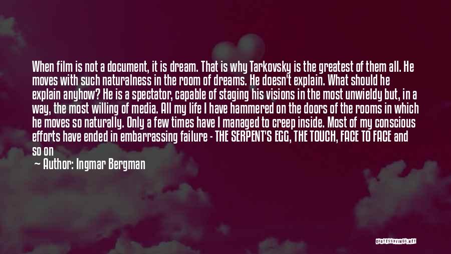 Visions And Dreams Quotes By Ingmar Bergman