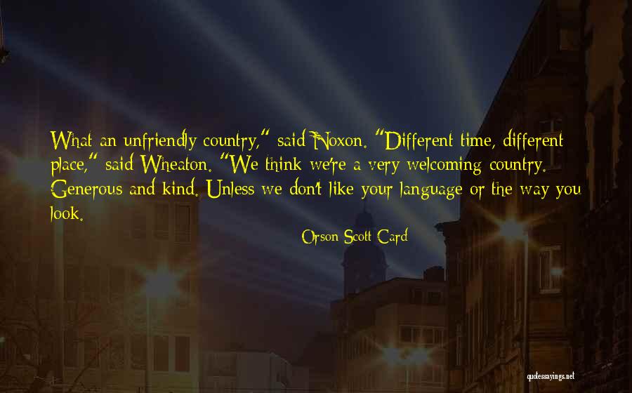Visitar Mil O Quotes By Orson Scott Card Visitar Mil O Quotes By Orson Scott Card