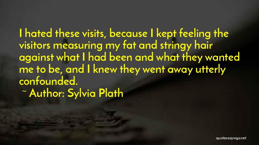 Visits Quotes By Sylvia Plath