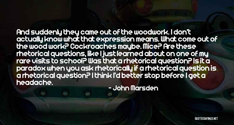 Visits You Quotes By John Marsden Visits You Quotes By John Marsden