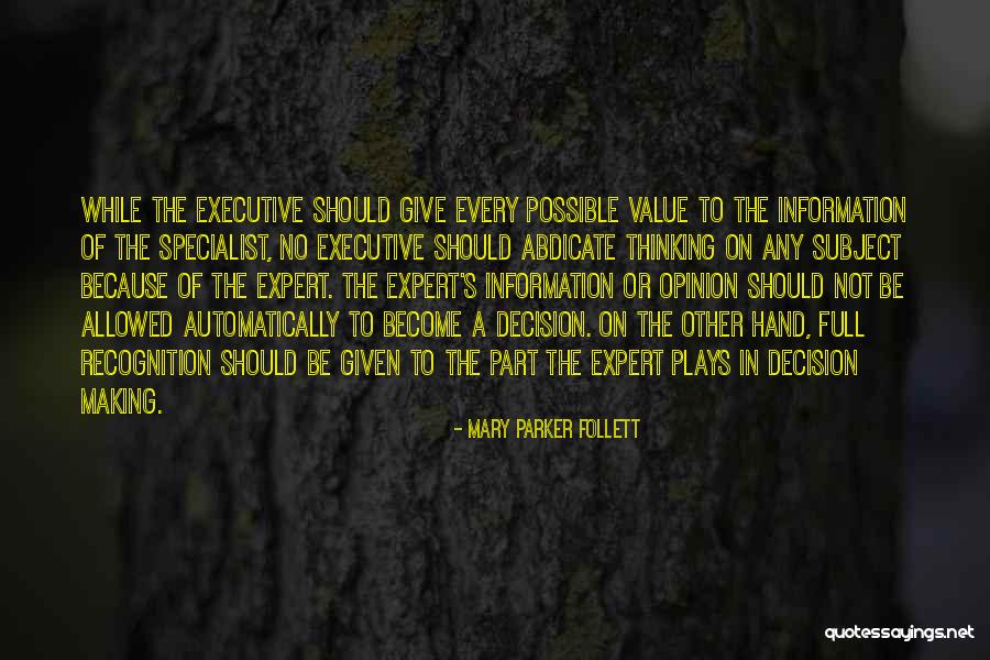 Visocchis Quotes By Mary Parker Follett Visocchis Quotes By Mary Parker Follett