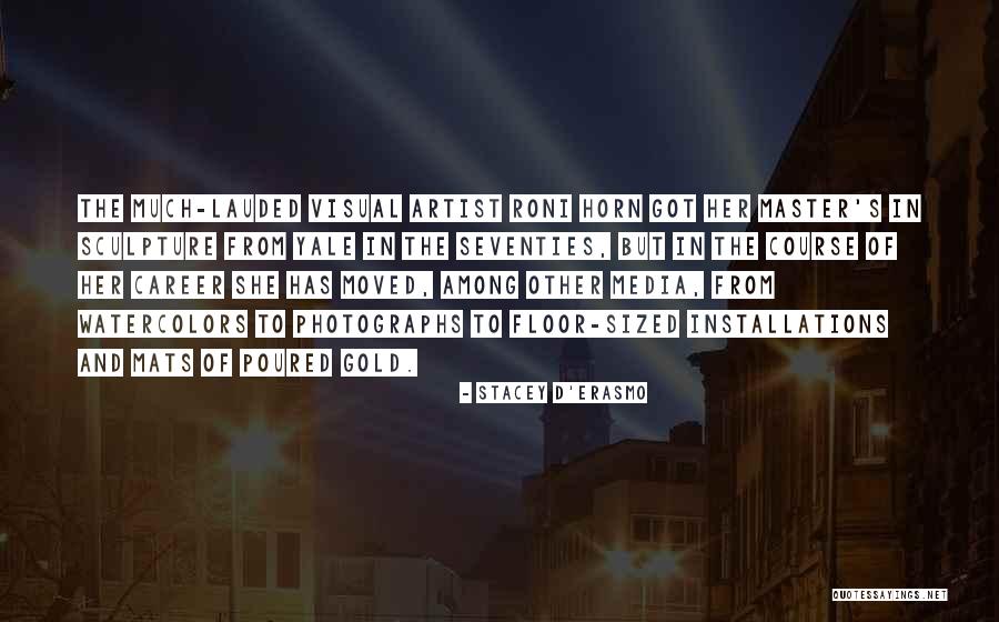 Visual Artist Quotes By Stacey D'Erasmo Visual Artist Quotes By Stacey D'Erasmo