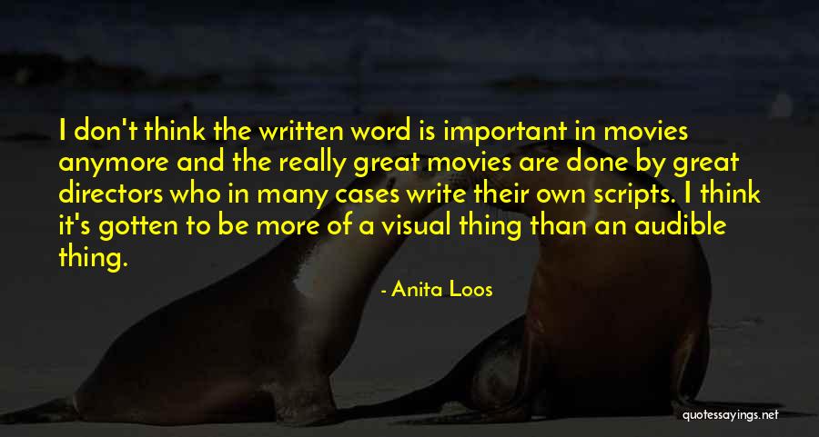 Visual Thinking Quotes By Anita Loos Visual Thinking Quotes By Anita Loos