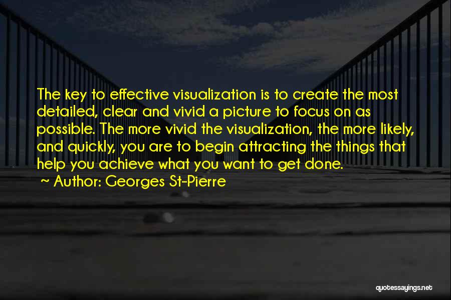 Visualization Quotes By Georges St-Pierre