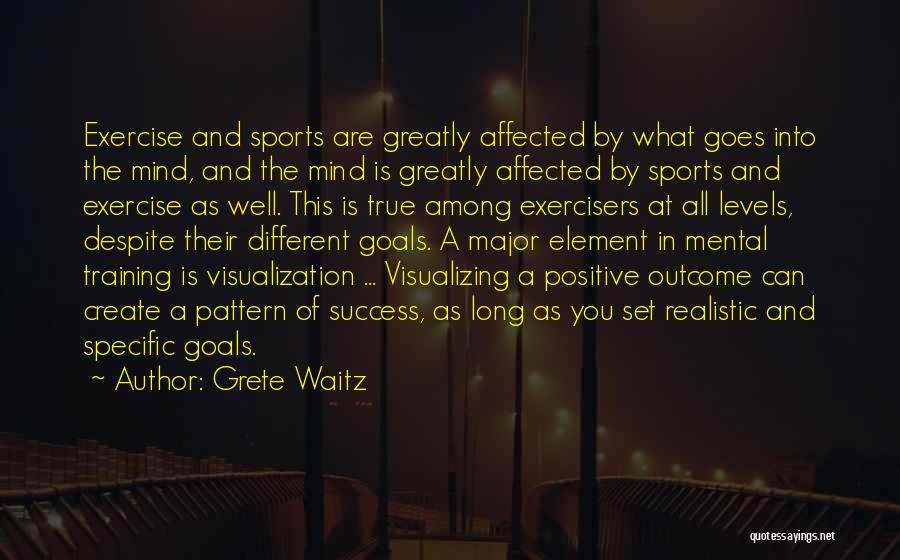 Visualization Quotes By Grete Waitz