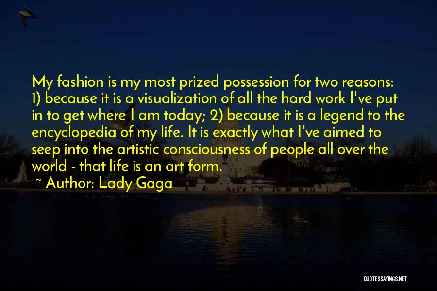 Visualization Quotes By Lady Gaga