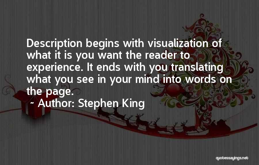 Visualization Quotes By Stephen King