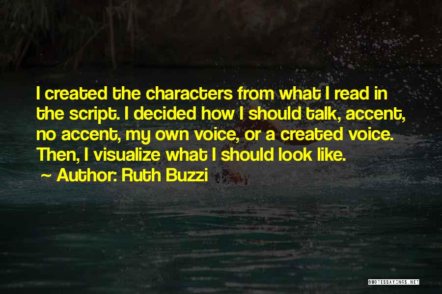 Visualize Quotes By Ruth Buzzi