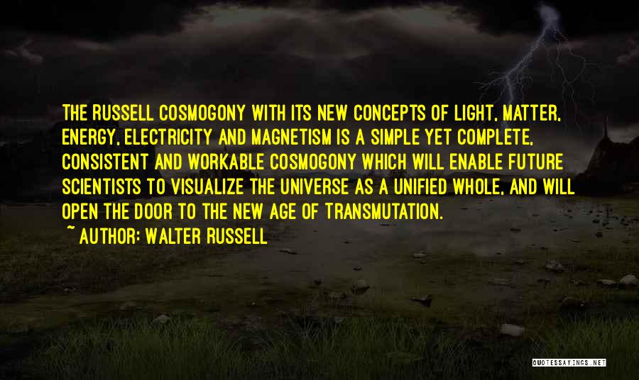 Visualize The Future Quotes By Walter Russell