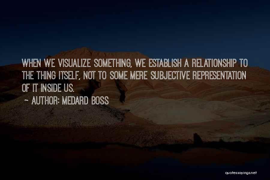 Visualize Us Quotes By Medard Boss