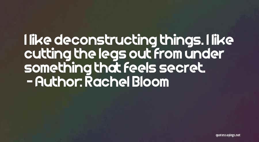 Vita Consecrata Quotes By Rachel Bloom