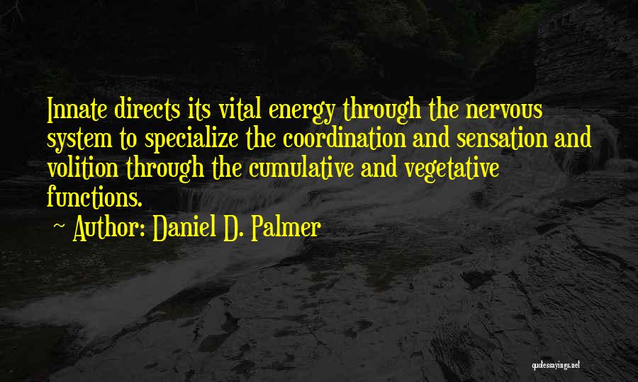 Vital Energy Quotes By Daniel D. Palmer