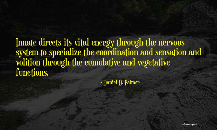 Vital Energy Quotes By Daniel D. Palmer