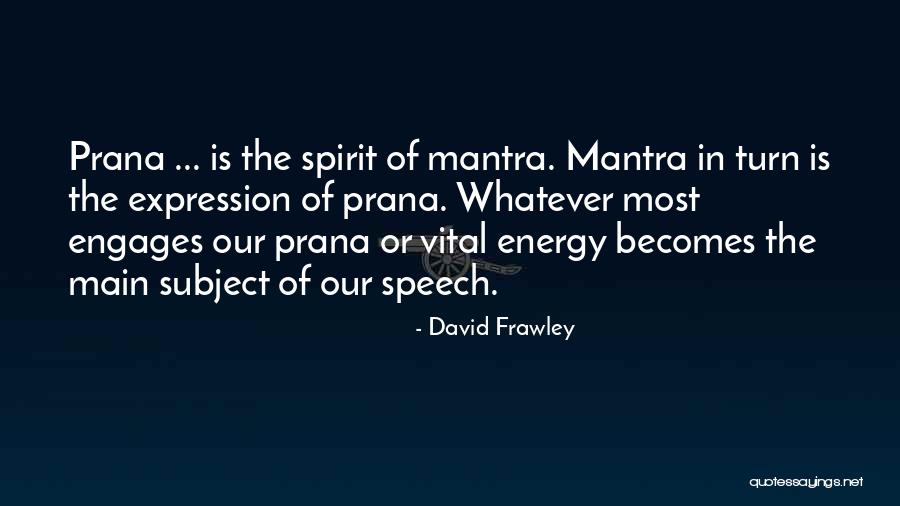 Vital Energy Quotes By David Frawley Vital Energy Quotes By David Frawley