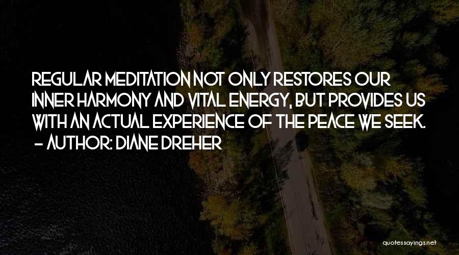 Vital Energy Quotes By Diane Dreher