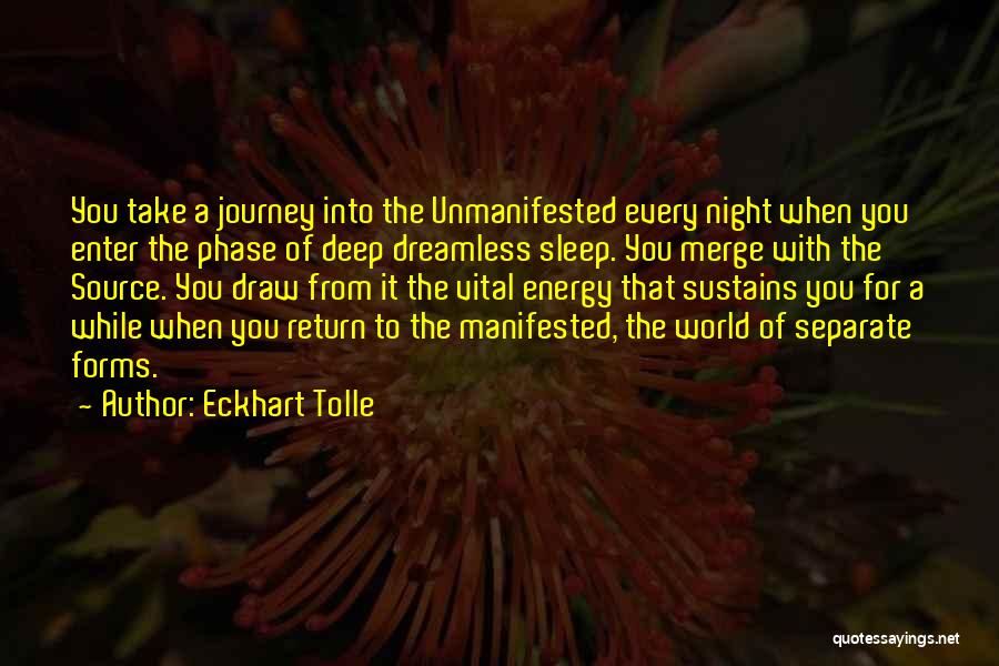 Vital Energy Quotes By Eckhart Tolle