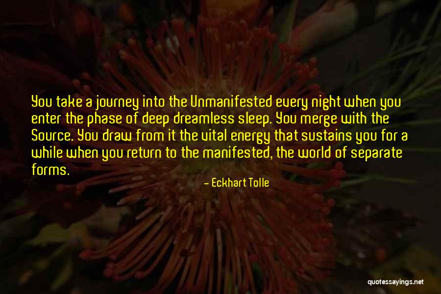 Vital Energy Quotes By Eckhart Tolle