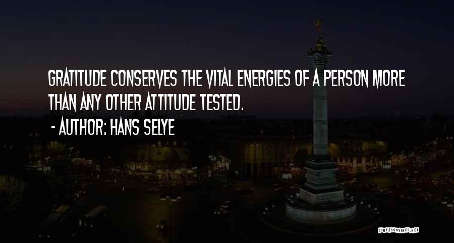 Vital Energy Quotes By Hans Selye