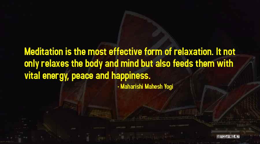 Vital Energy Quotes By Maharishi Mahesh Yogi