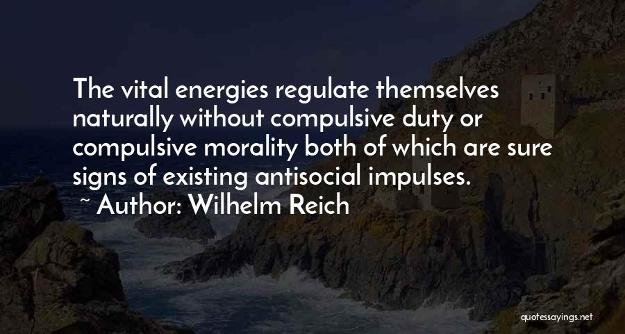 Vital Energy Quotes By Wilhelm Reich