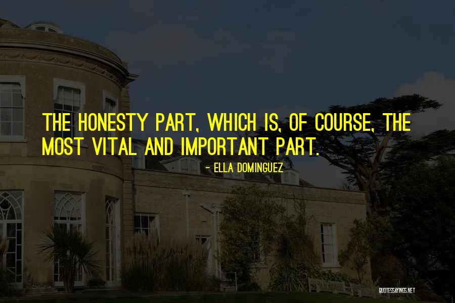 Vital Important Quotes By Ella Dominguez Vital Important Quotes By Ella Dominguez