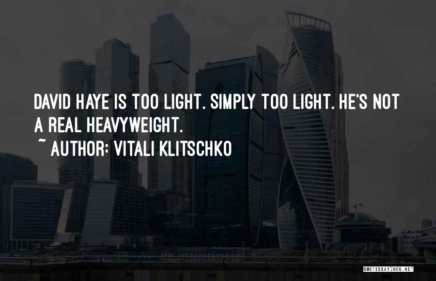 Vitali Klitschko Quotes 1341548