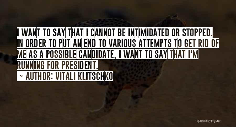 Vitali Klitschko Quotes 1772694