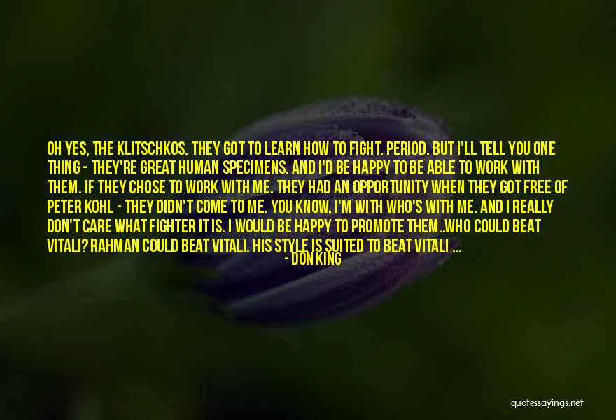 Vitali Quotes By Don King Vitali Quotes By Don King