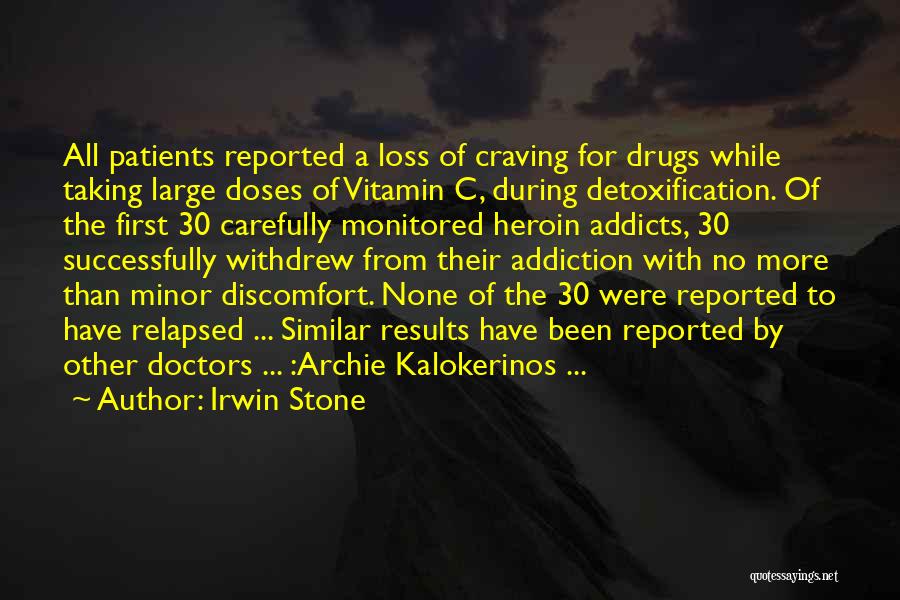 Vitamin C Quotes By Irwin Stone