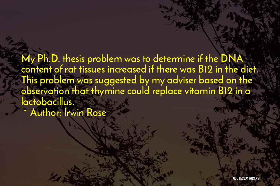 Vitamin D Quotes By Irwin Rose