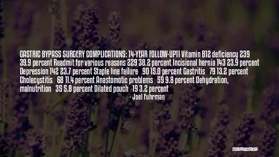 Vitamin Deficiency Quotes By Joel Fuhrman