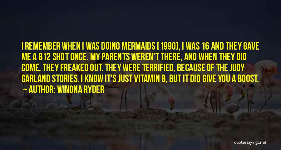 Vitamin E Quotes By Winona Ryder