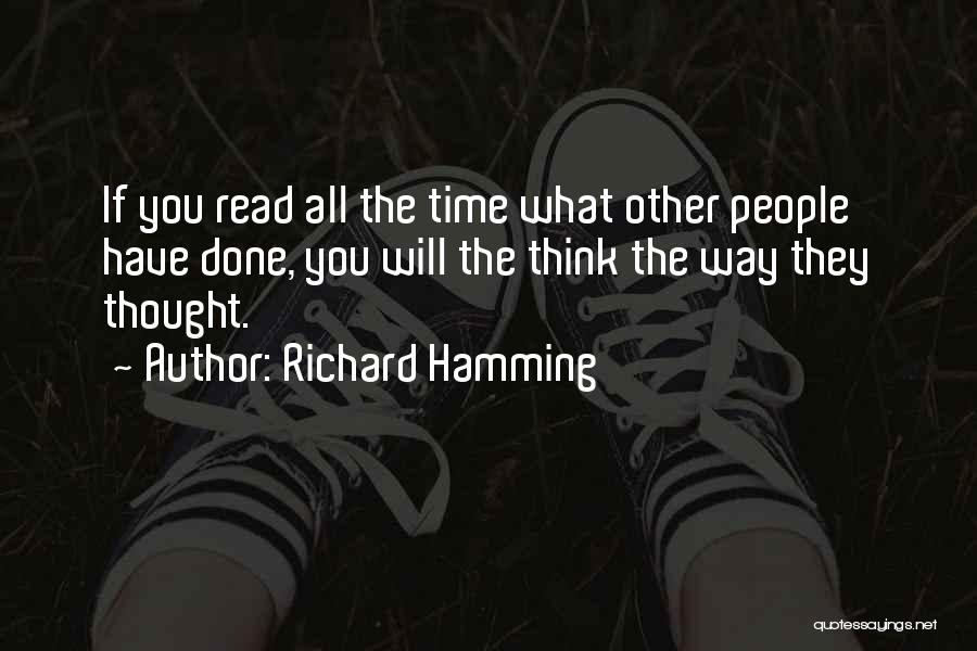 Vitaminizing Quotes By Richard Hamming