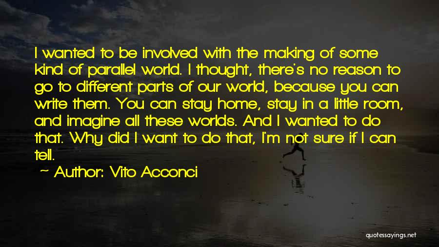 Vito Acconci Quotes 700522