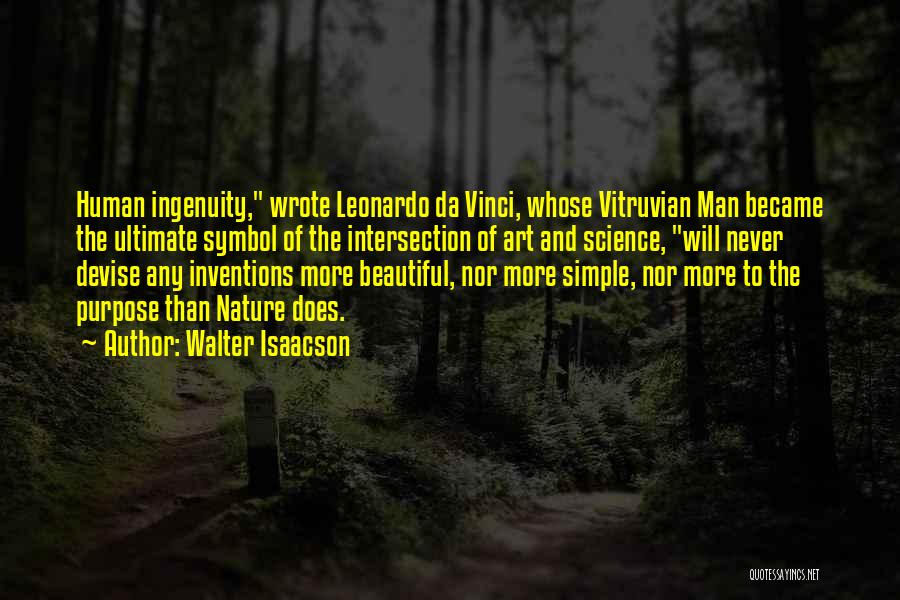 Vitruvian Man Quotes By Walter Isaacson