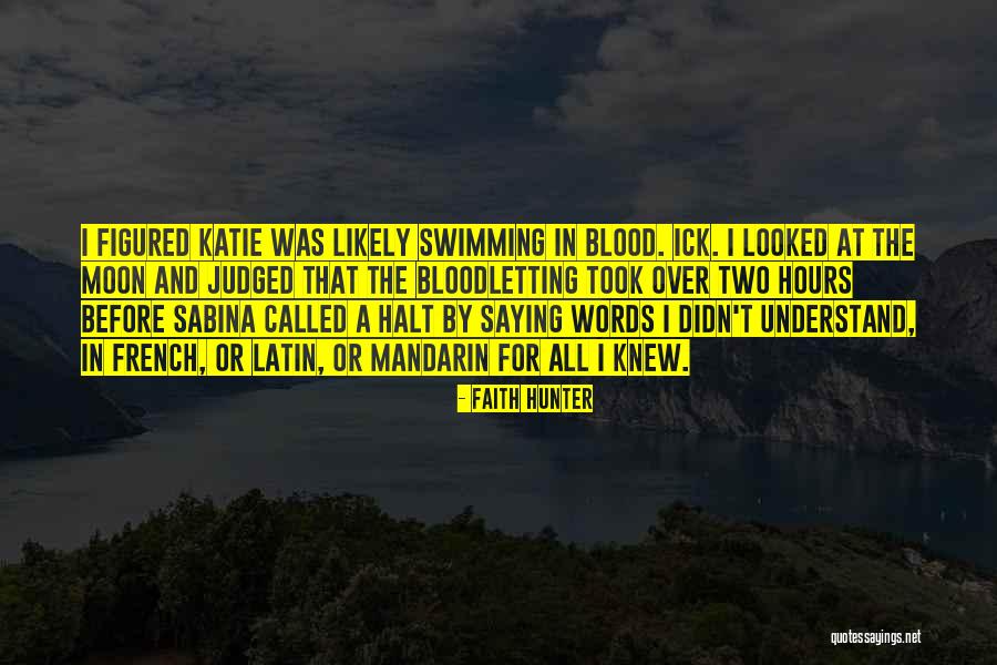 Vittorino Jeannine Quotes By Faith Hunter Vittorino Jeannine Quotes By Faith Hunter