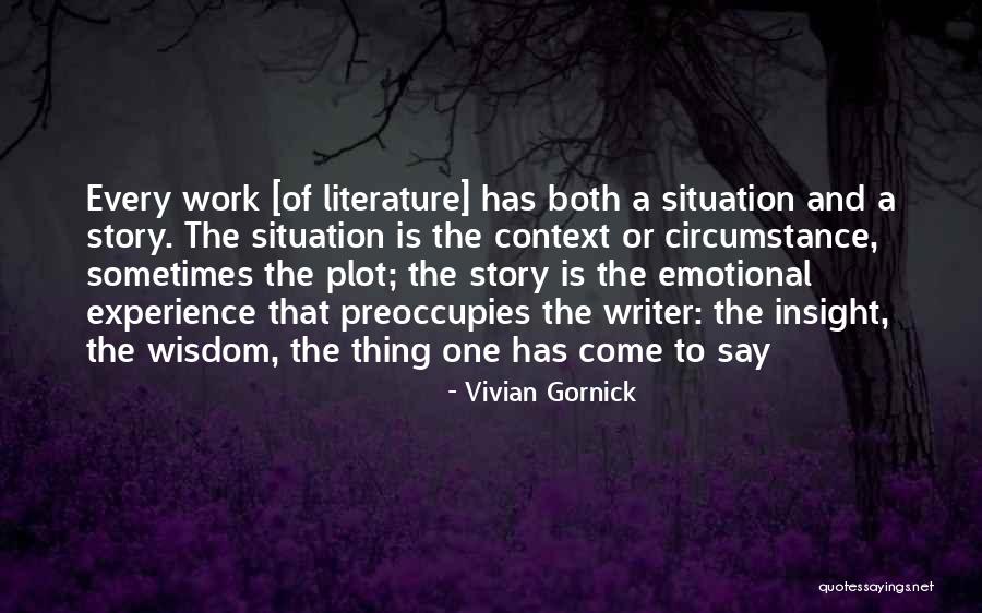 Vivian Gornick Quotes 1477022 Vivian Gornick Quotes 1477022