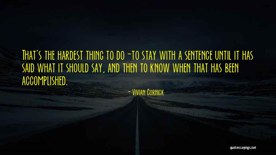 Vivian Gornick Quotes 1809901 Vivian Gornick Quotes 1809901