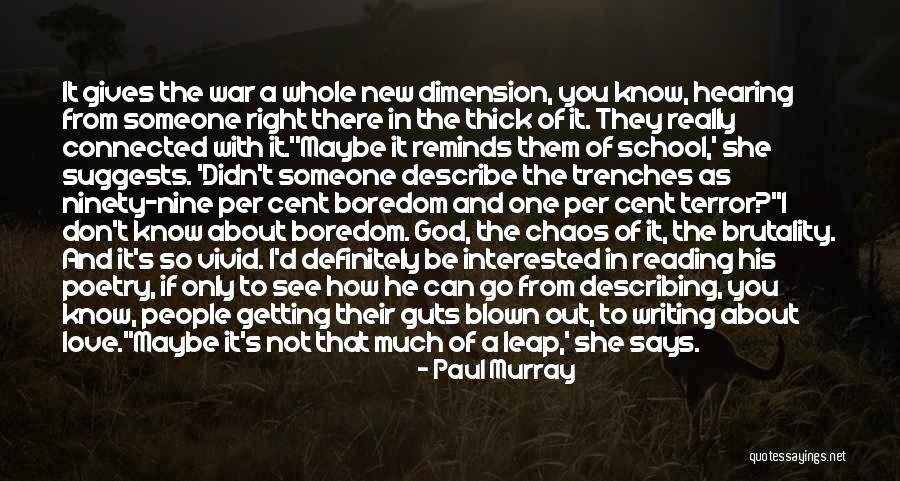 Vivid Love Quotes By Paul Murray