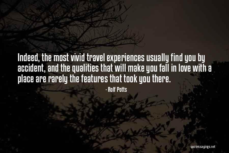 Vivid Love Quotes By Rolf Potts