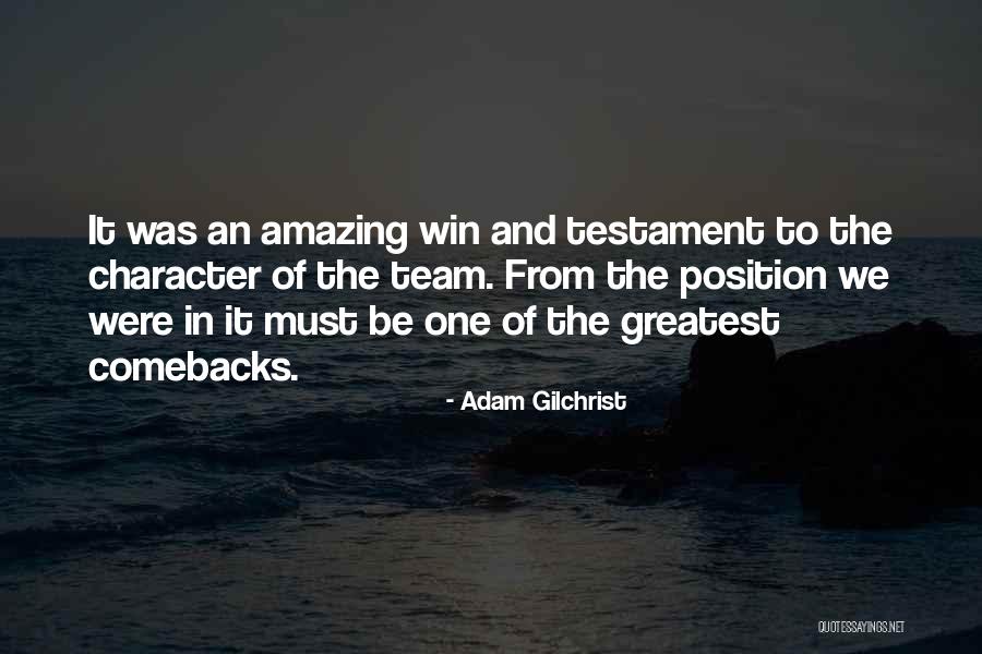 Vivifying Def Quotes By Adam Gilchrist Vivifying Def Quotes By Adam Gilchrist