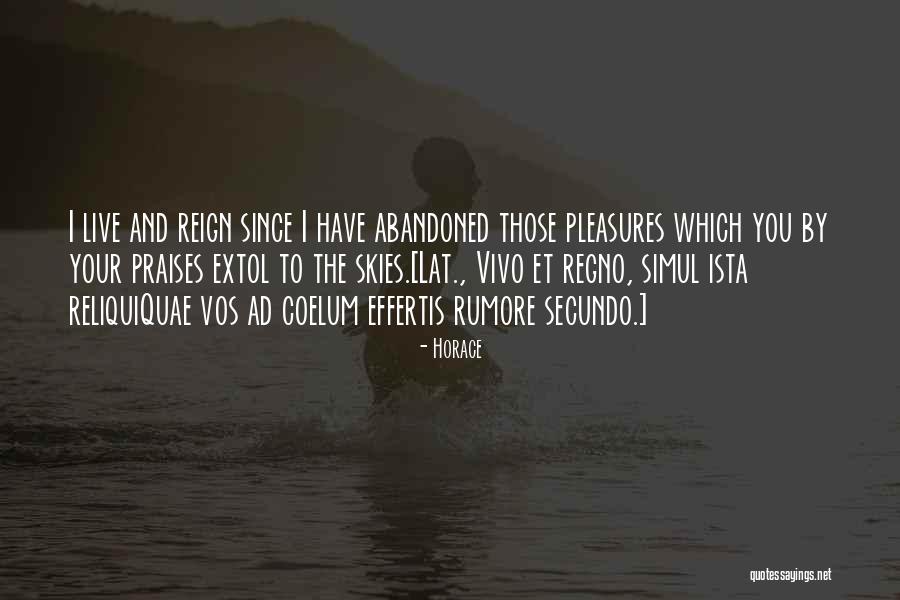 Vivo Quotes By Horace Vivo Quotes By Horace