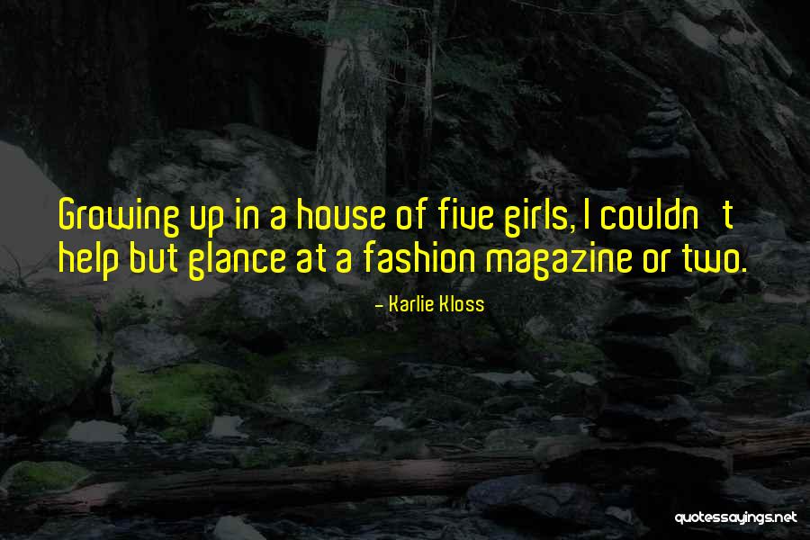 Viz Magazine Quotes By Karlie Kloss Viz Magazine Quotes By Karlie Kloss