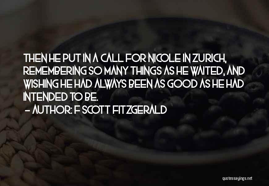 Vizas Quotes By F Scott Fitzgerald