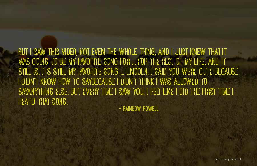 Vjenec Quotes By Rainbow Rowell