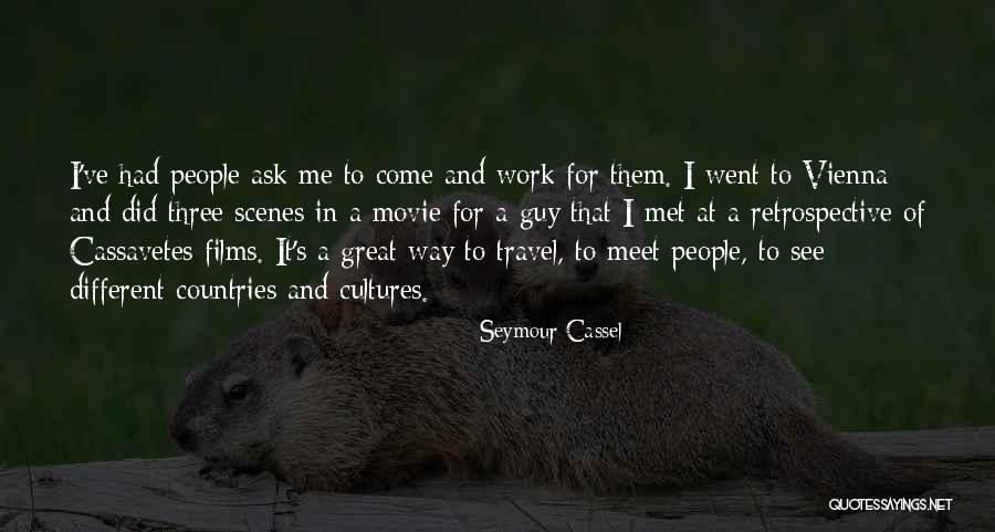 Vjerenica Quotes By Seymour Cassel Vjerenica Quotes By Seymour Cassel