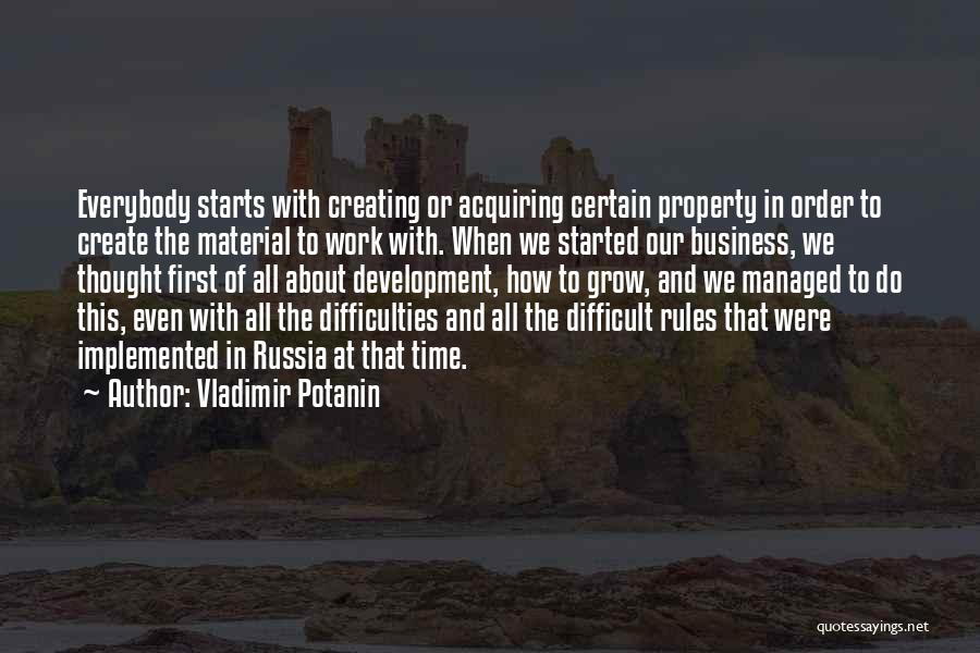 Vladimir Potanin Quotes 161016