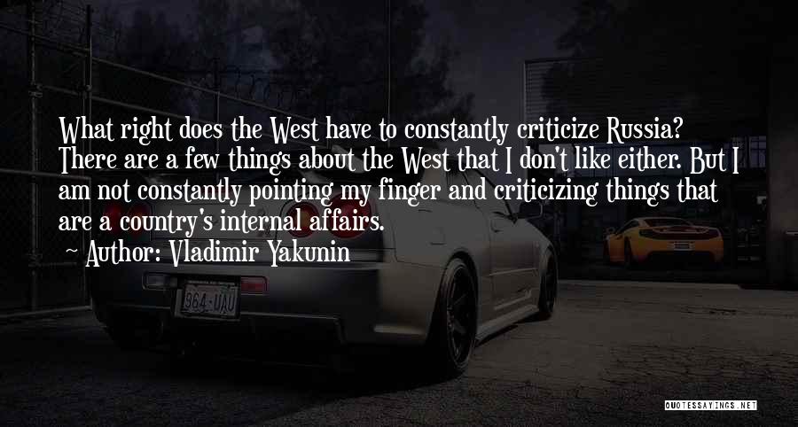 Vladimir Yakunin Quotes 787762