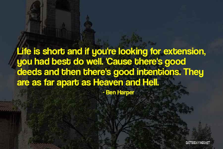 Vlahakis Hanks Quotes By Ben Harper