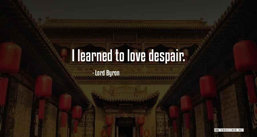 Vo5 Hairspray Quotes By Lord Byron